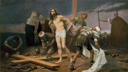 Jesus is Stripped of His Clothes Before His Crucifixion